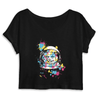 crop-top space cat couleur noir