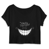 crop-top chat du cheshire couleur noir