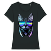 T-Shirt Chat Lifestyle couleur noir