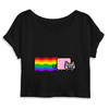 crop-top nyan cat couleur noir