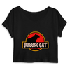 crop-top chat jurassic park couleur noir