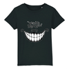 t-shirt chat du cheshire enfant couleur noir