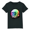 t-shirt chat espace enfant couleur noir