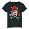 t-shirt chat pirate enfant couleur noir