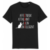 tee-shirt chat qualités couleur noir