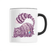 mug chat du cheshire poignée noire