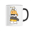 mug chat totem kawaii poignée noire