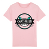 t-shirt chat pristi enfant couleur rose