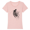t-shirt tête de chat couleur rose