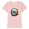 t-shirt chat espace couleur rose