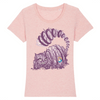 t-shirt chat cheshire couleur rose