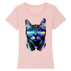 T-Shirt Chat Lifestyle couleur rose