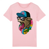t-shirt cool cat enfant couleur rose