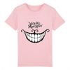 t-shirt chat du cheshire enfant couleur rose