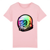 t-shirt chat espace enfant couleur rose