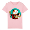 t-shirt chat sushi enfant couleur rose