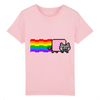 t-shirt nyan cat enfant couleur rose
