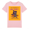 T-Shirt Chat Joyeux Halloween Enfant coloris rose