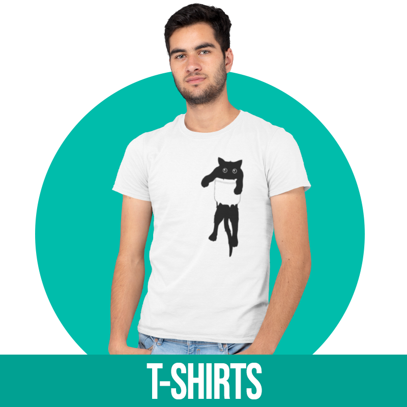 tee-shirt chat homme