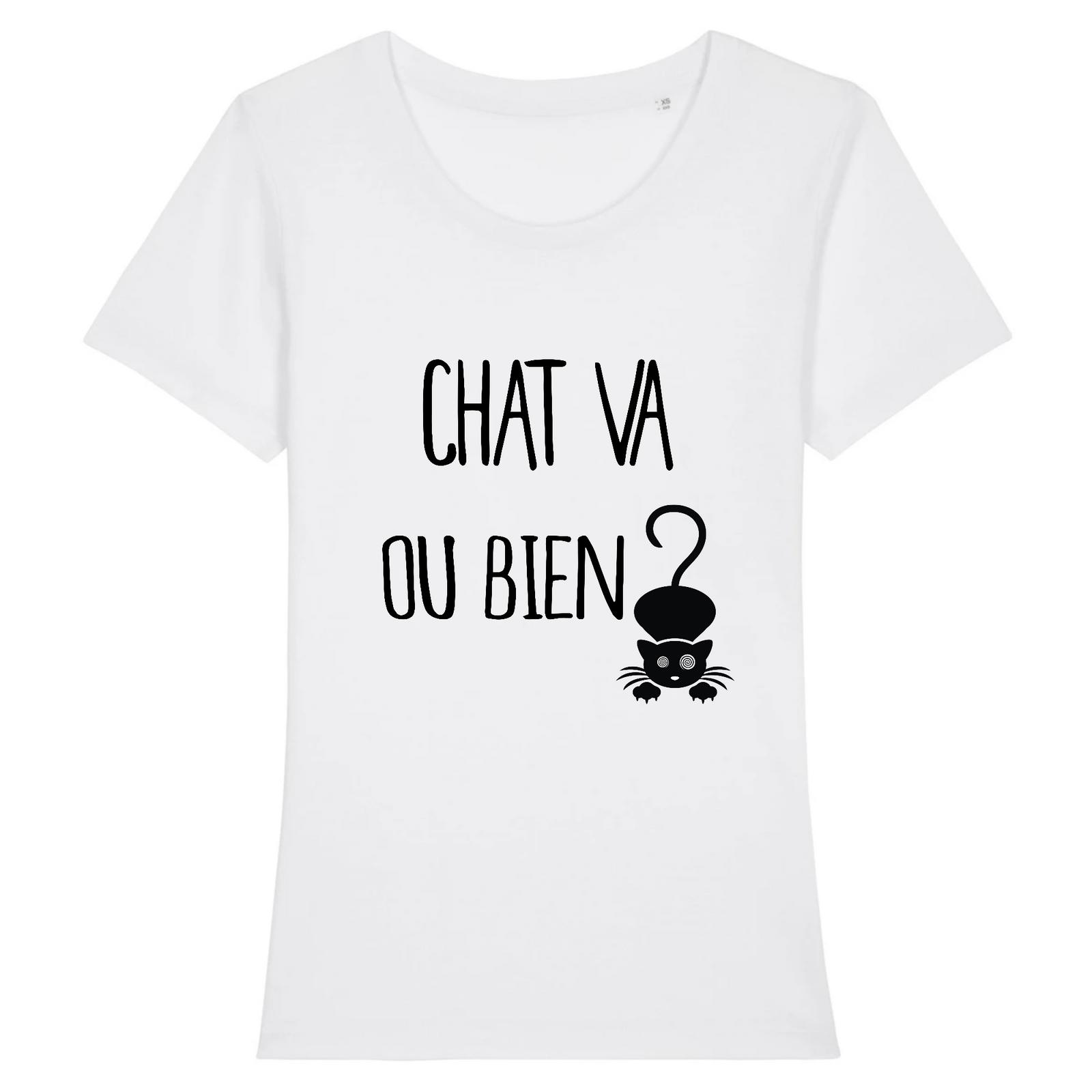 t-shirt chat va ou bien