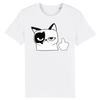 tee-shirt chat doigt