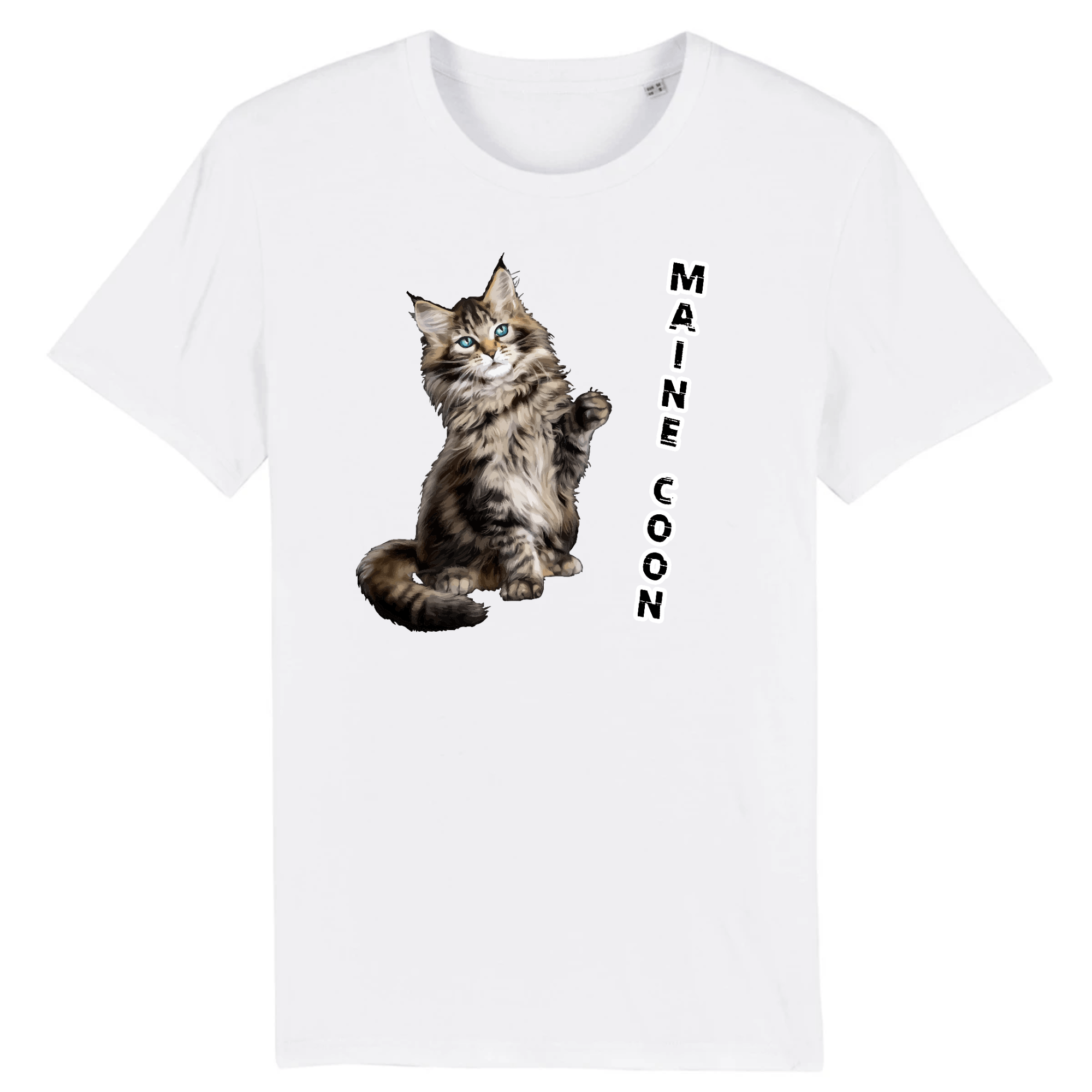 tee-shirt chat maine coon