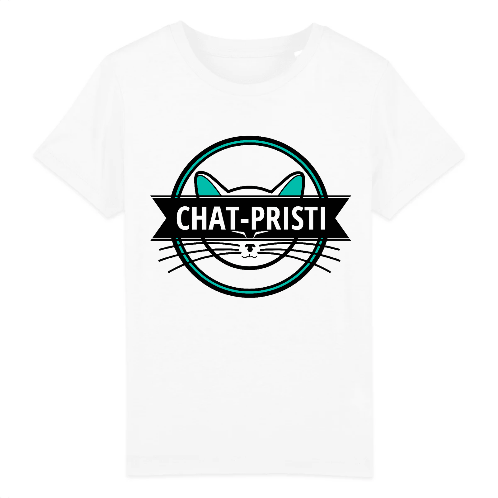 t-shirt chat pristi enfant