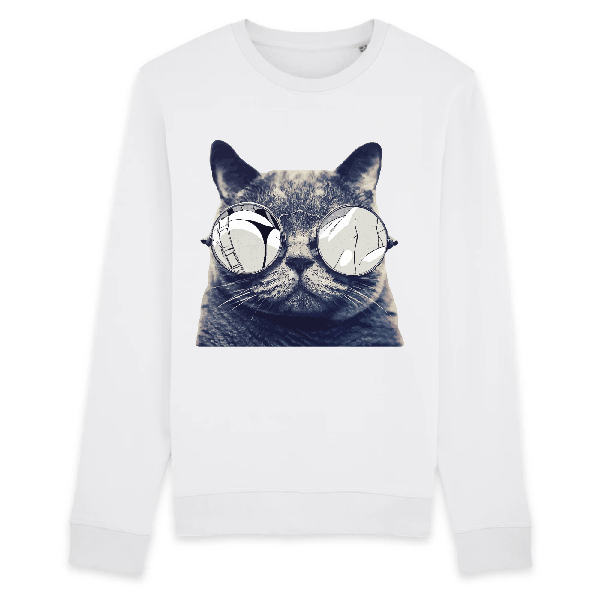 Pull Chat Lunettes