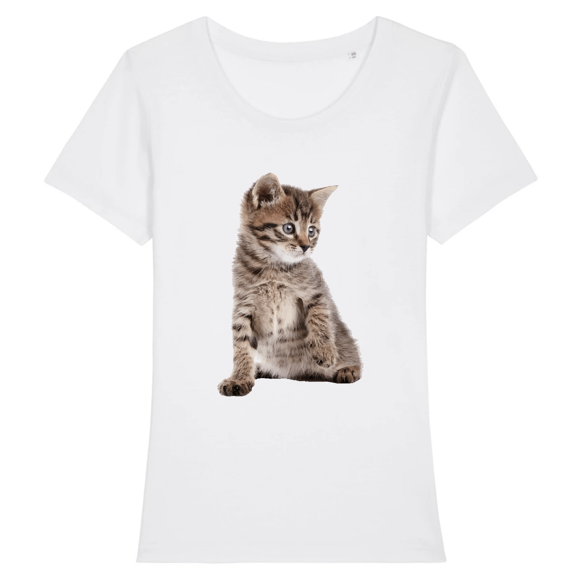 T-Shirt Chaton Mignon Chat-Pristi