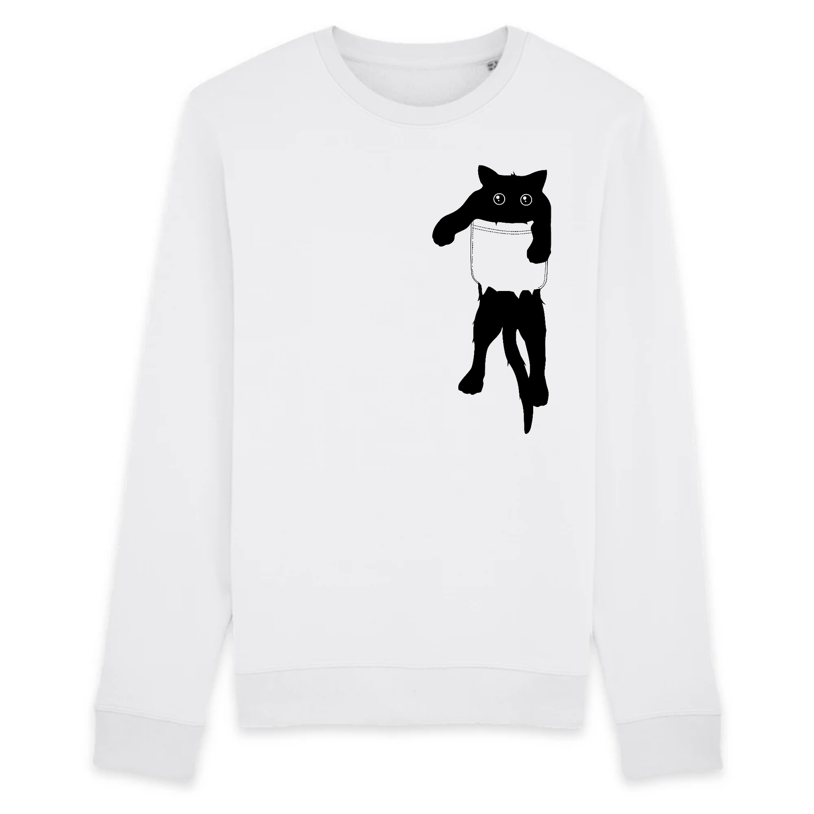 pull chat dans la poche