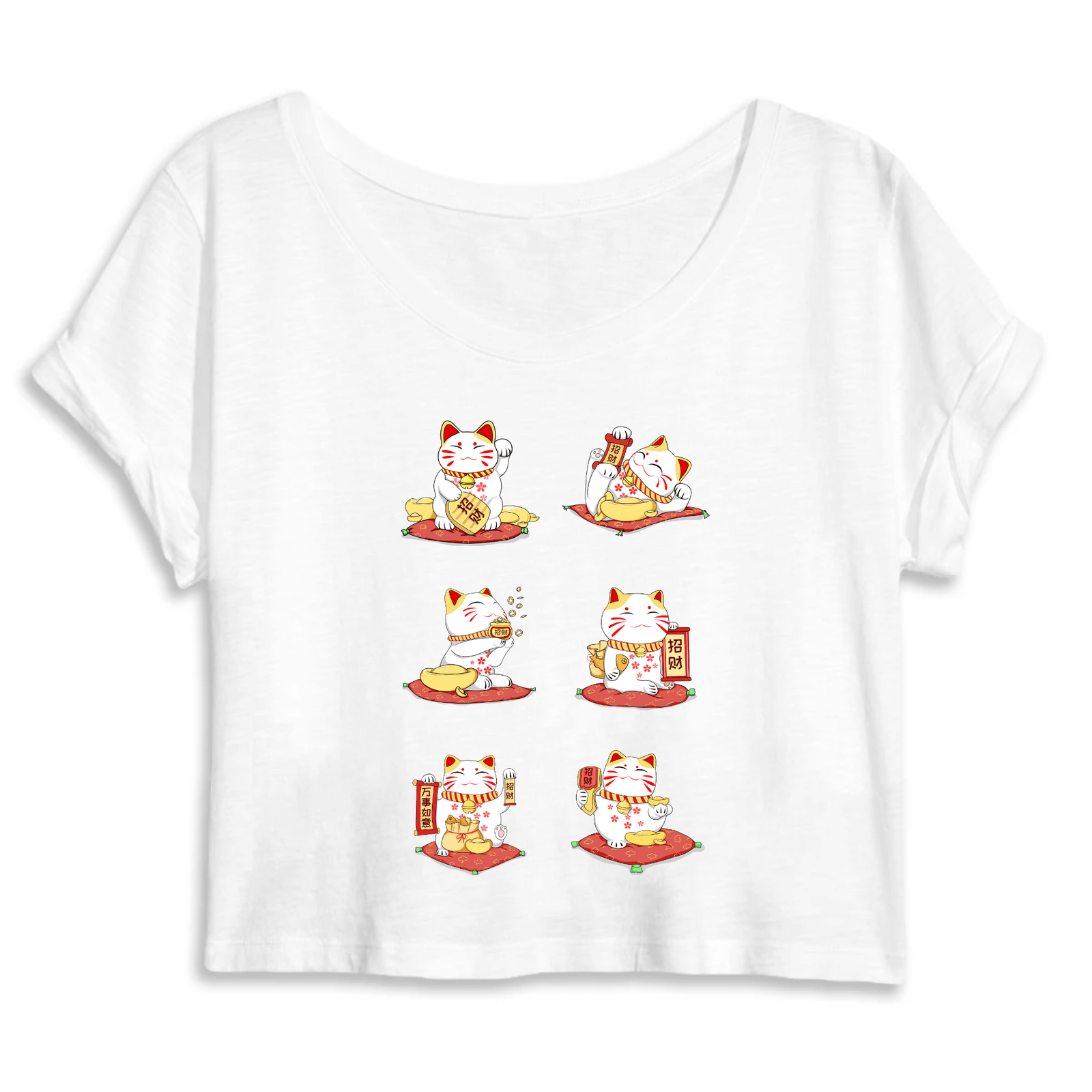 crop-top chat japonais