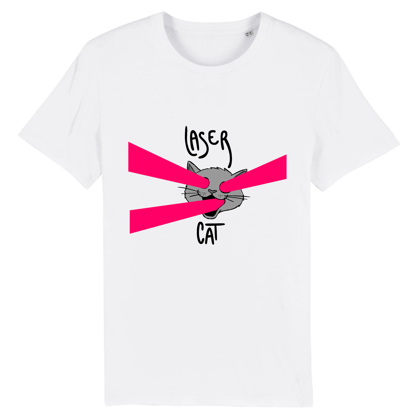 tee-shirt chat laser