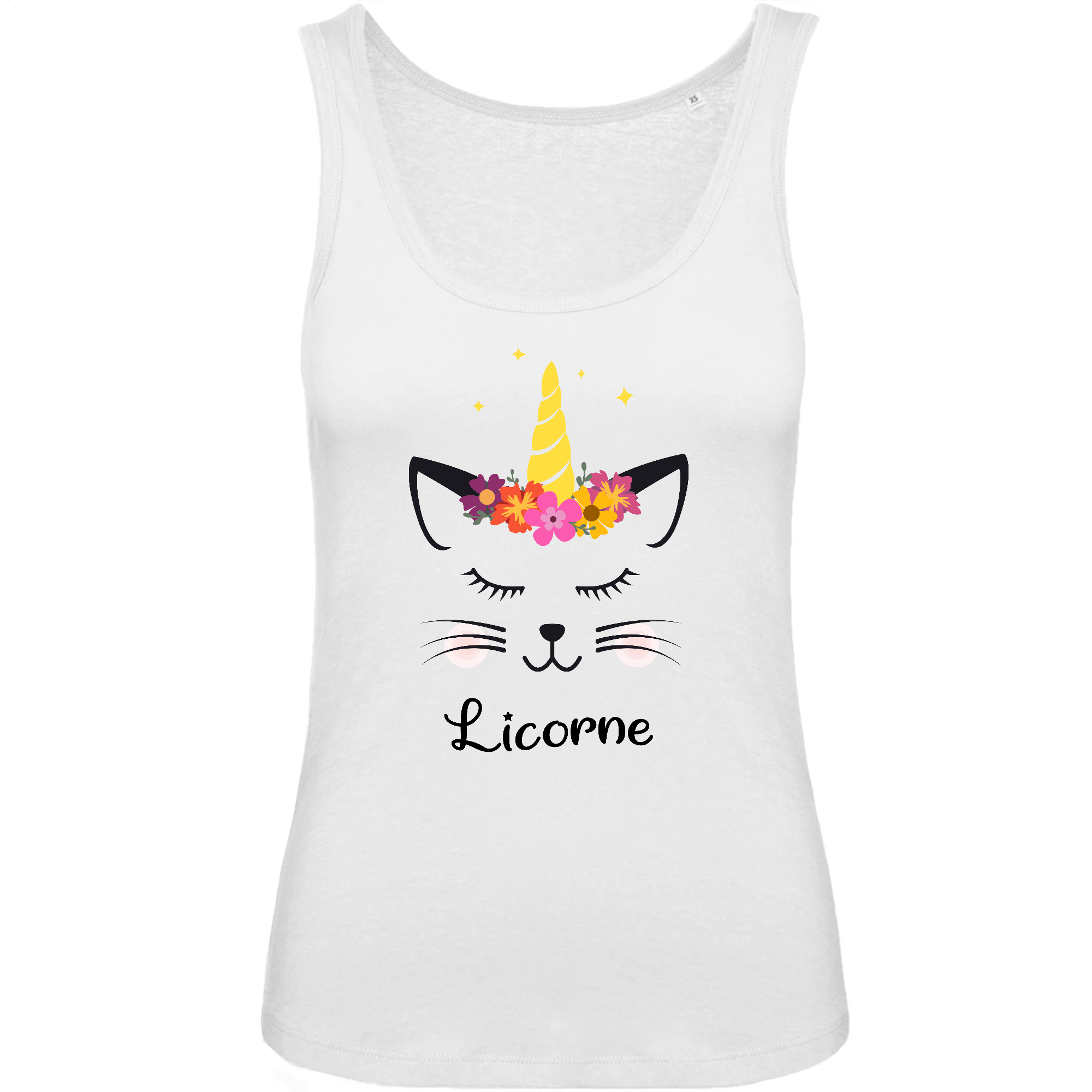 t-shirt chat licorne