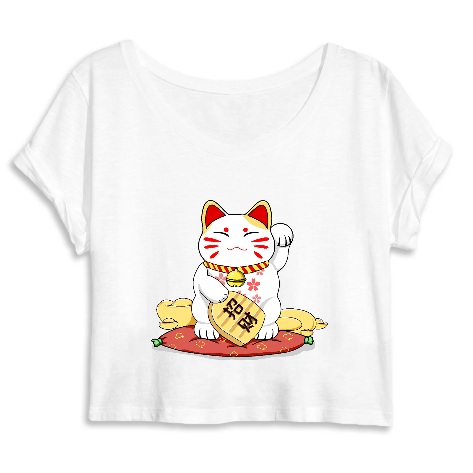 crop-top maneki neko