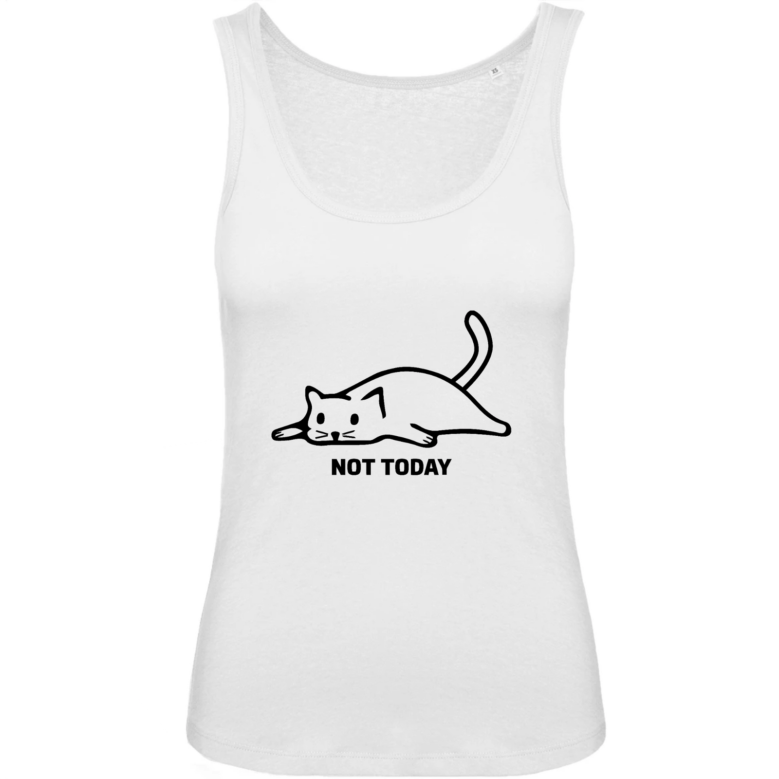 débardeur chat not today