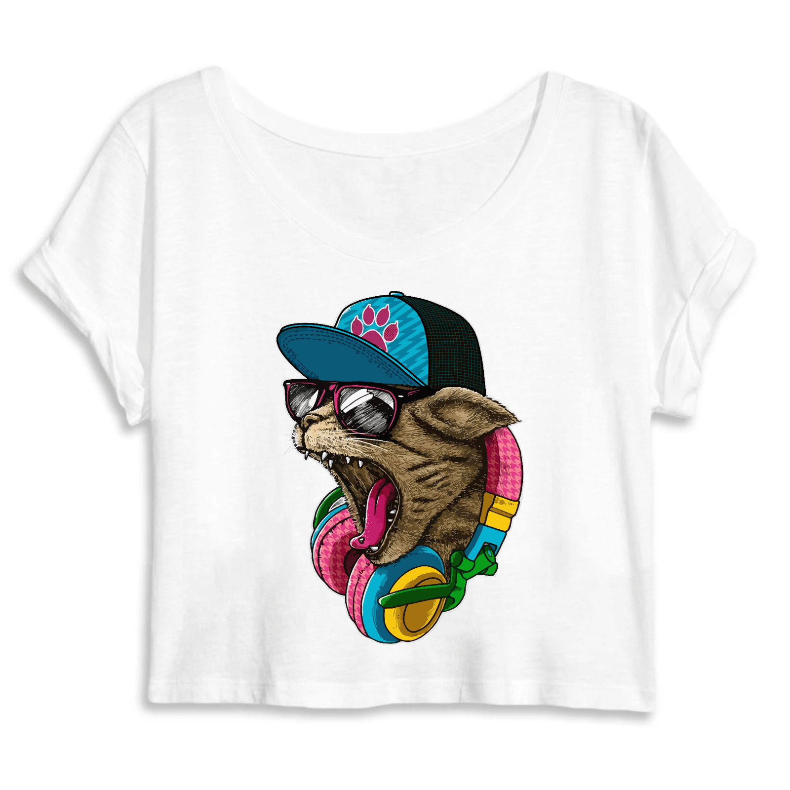 crop-top cool cat