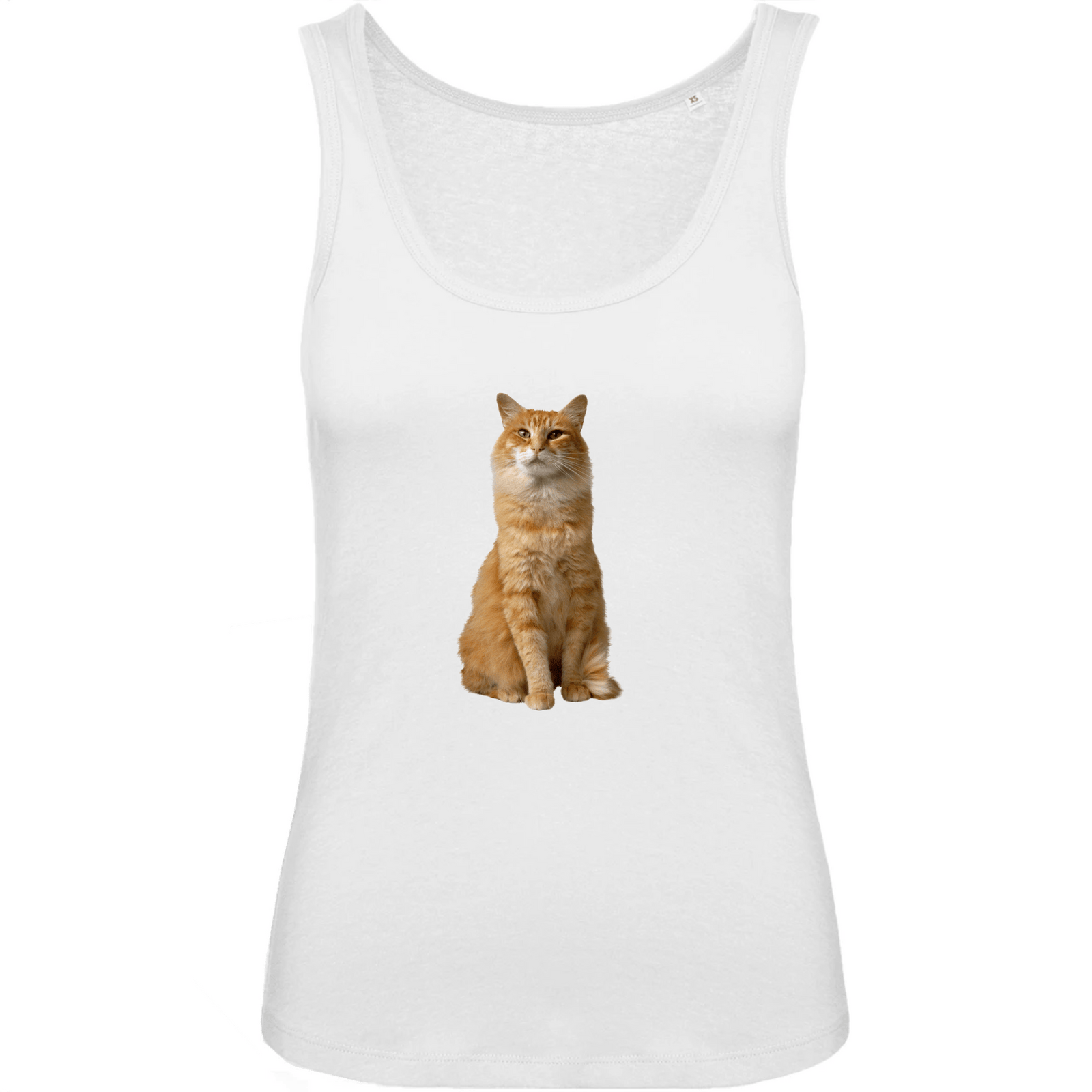 débardeur chat roux