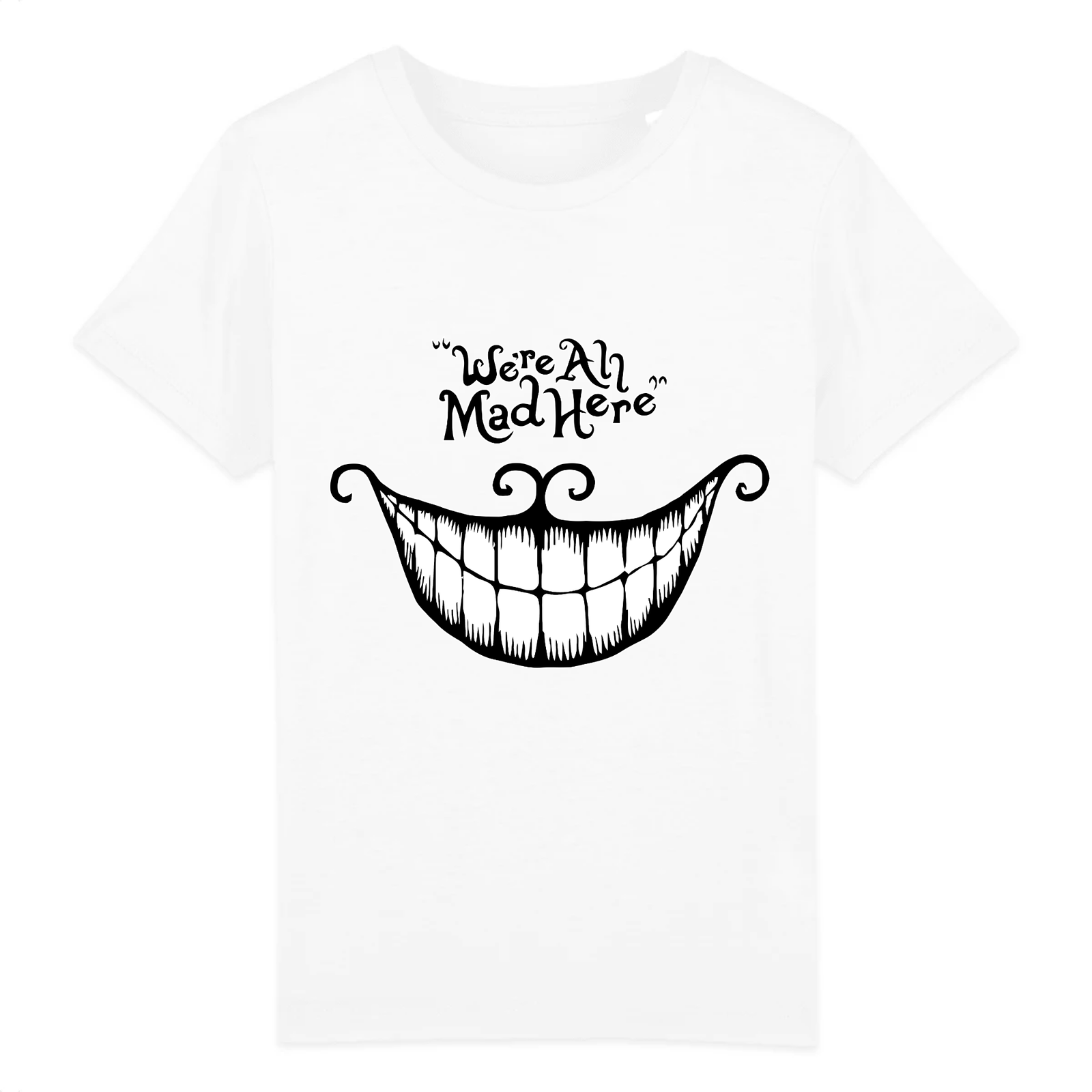 t-shirt chat du cheshire enfant