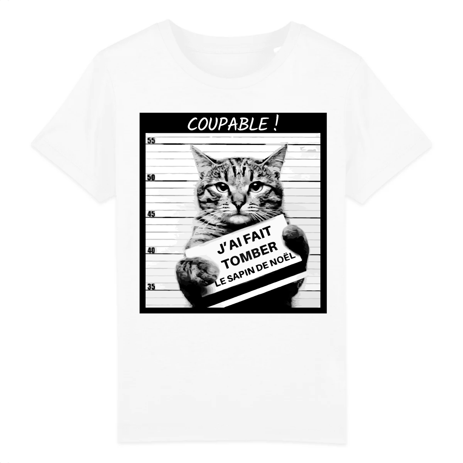 t-shirt chat humour enfant