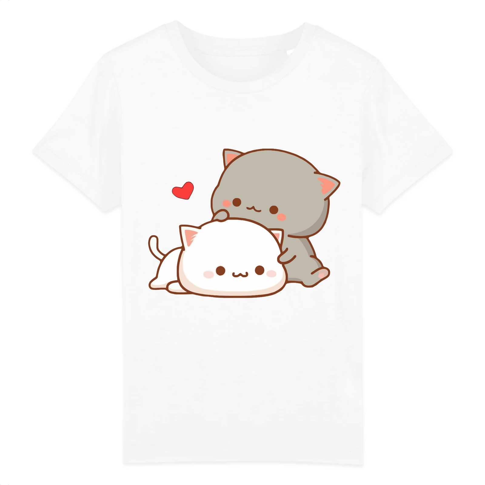 t-shirt chat kawaii enfant