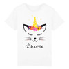 t-shirt chat licorne enfant