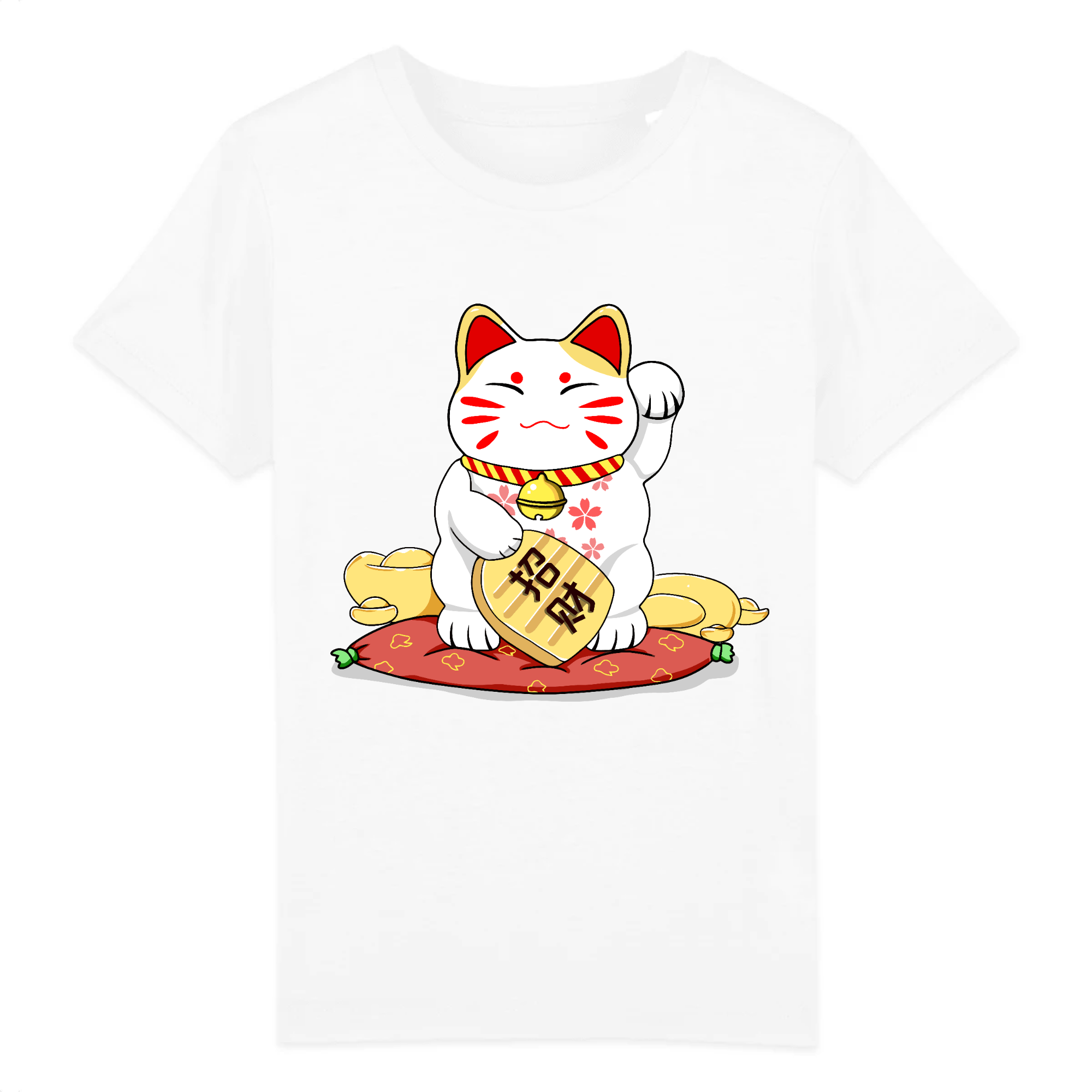 T-Shirt Chat Maneki Neko Enfant