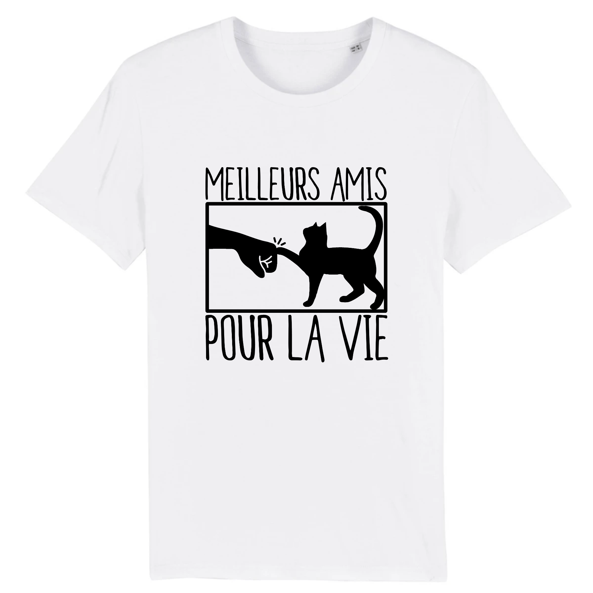 tee-shirt chat meilleurs amis