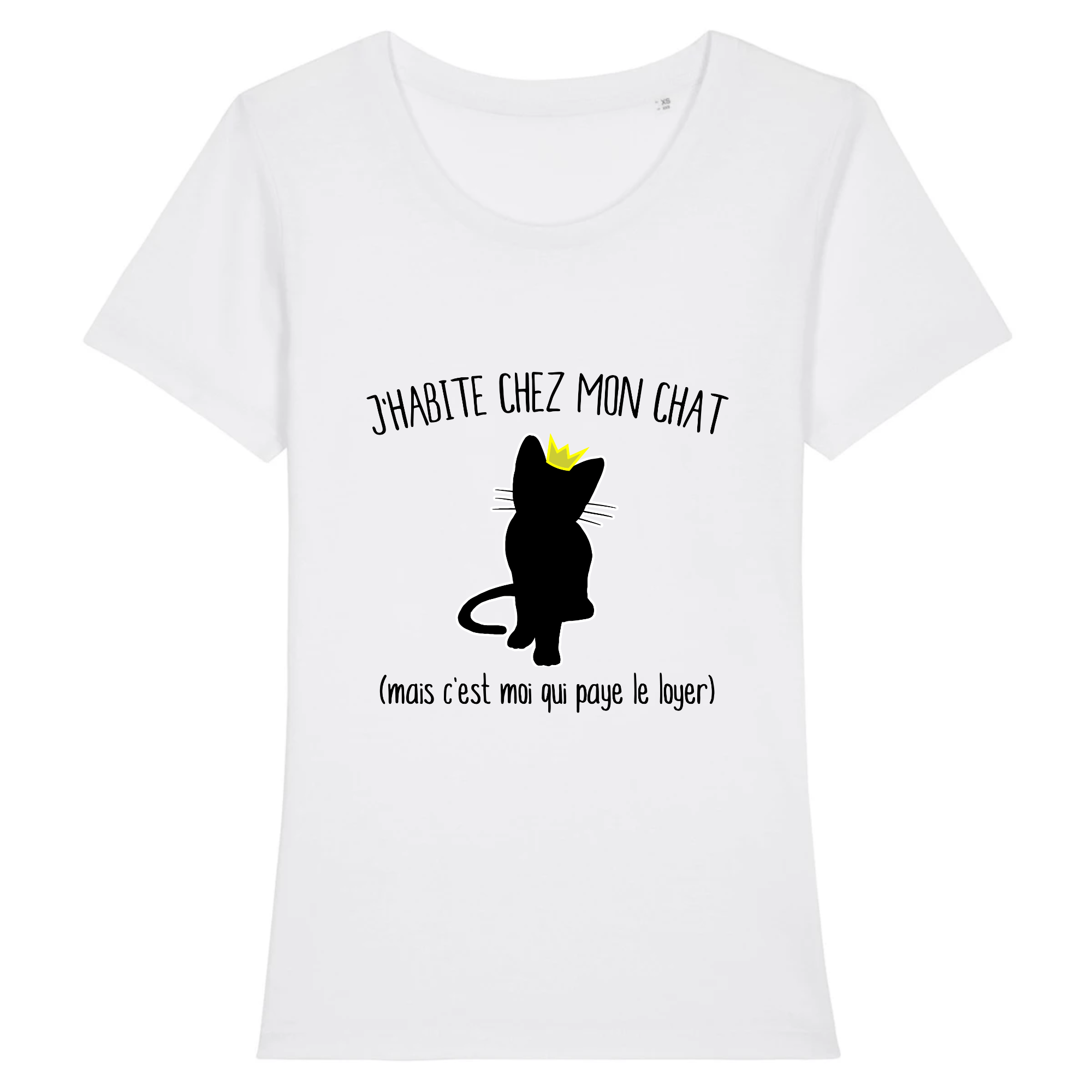 T shirt avec chat dans la poche 2025