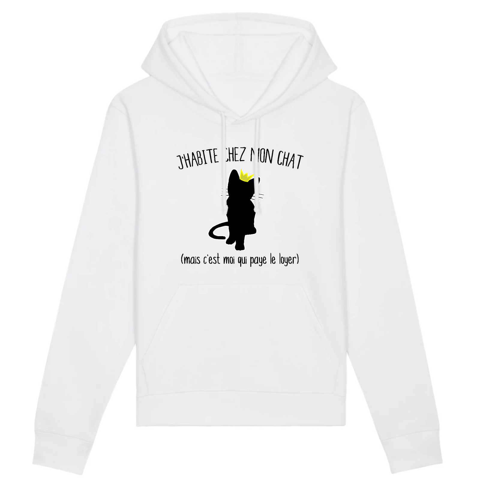sweat j'habite chez mon chat