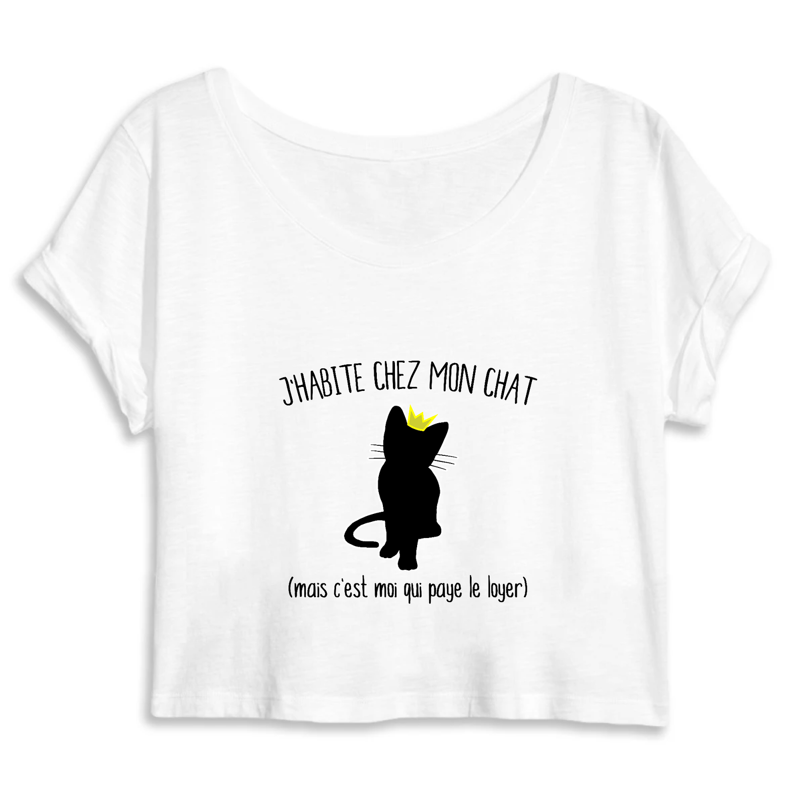 crop-top j'habite chez mon chat