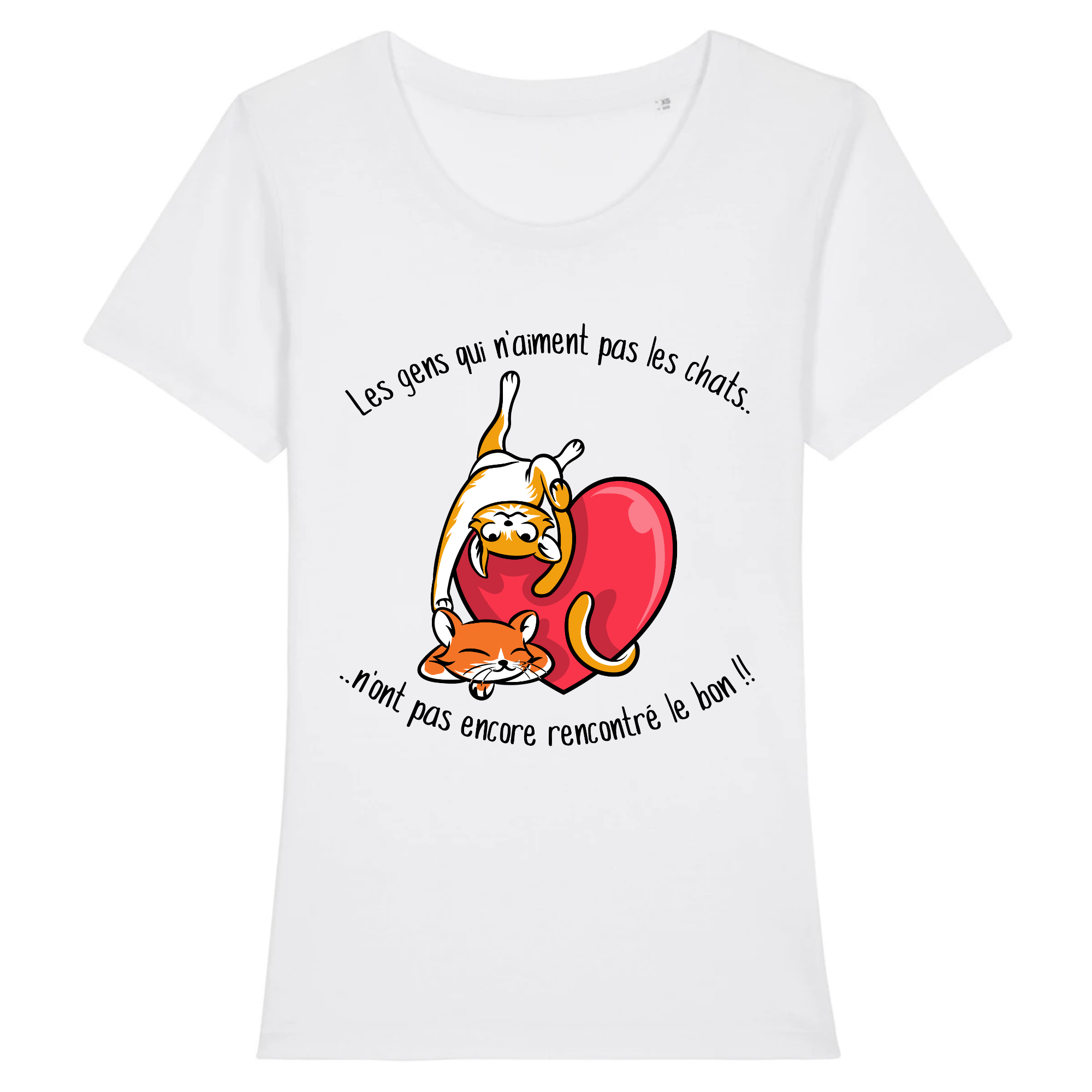 T-Shirt Chat les Gens qui N'aiment pas