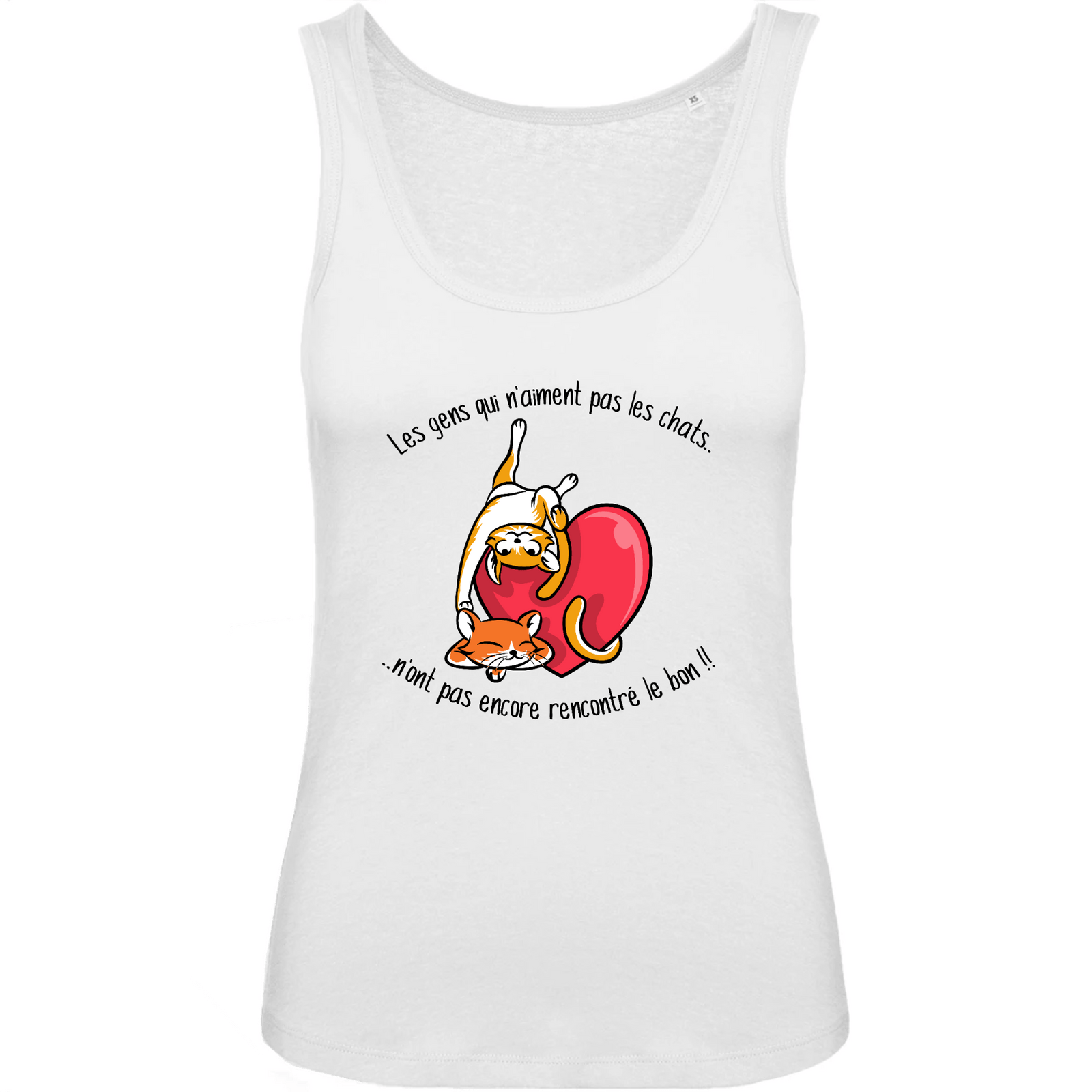 Débardeur Chat les Gens qui n'aiment pas