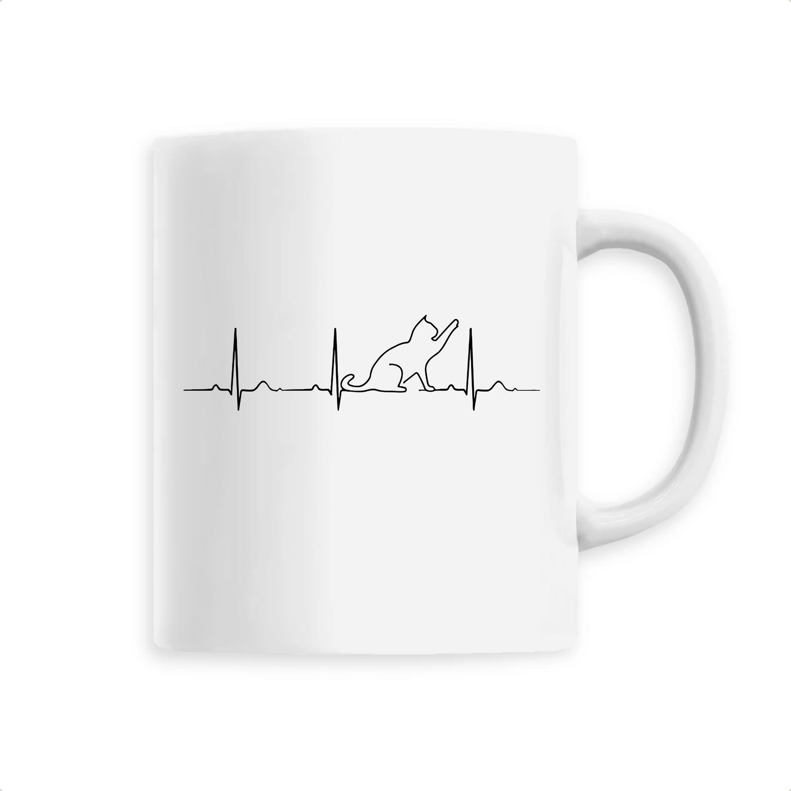 Mug Chat Battement de Cœur