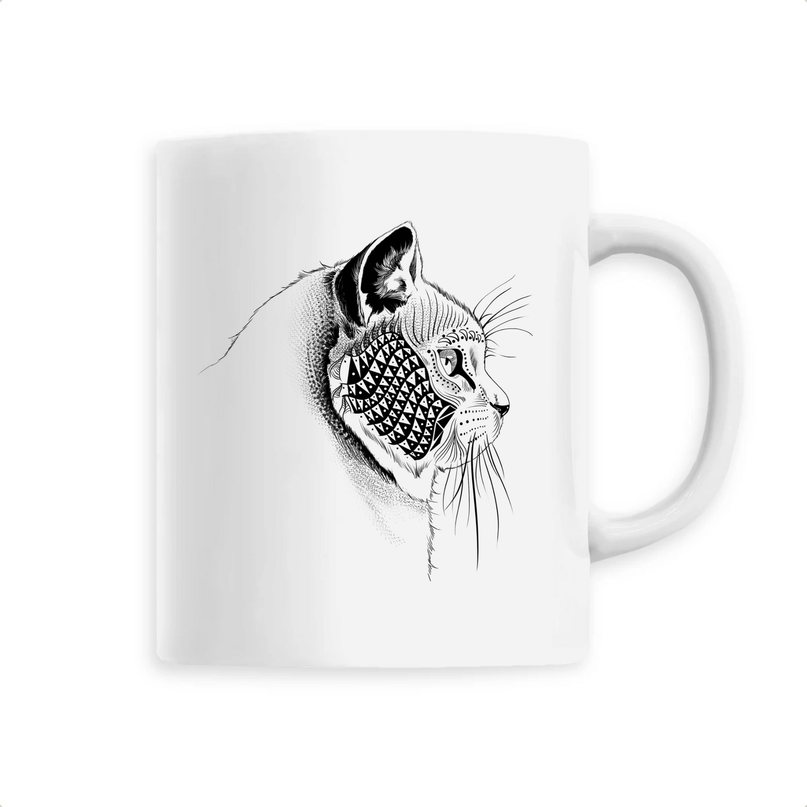 mug tête de chat